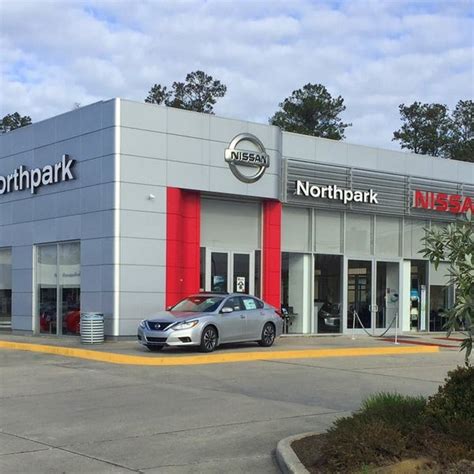 Northpark nissan - Eddie Tourelle's Northpark Nissan. 955 N HWY 190, Covington LA, 70433. Shop Inventory. New Nissan for Sale; Certified Pre-Owned Nissan; Used Cars for Sale; Specials. New Nissan Specials; Used Cars Under $15K; Service & Parts Specials; Finance. Finance Department; Credit Application; Bad Credit Financing; Service & Parts.